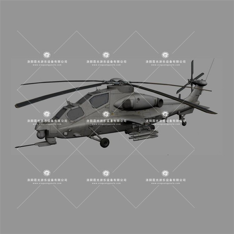 金塔武装直升机3D模型